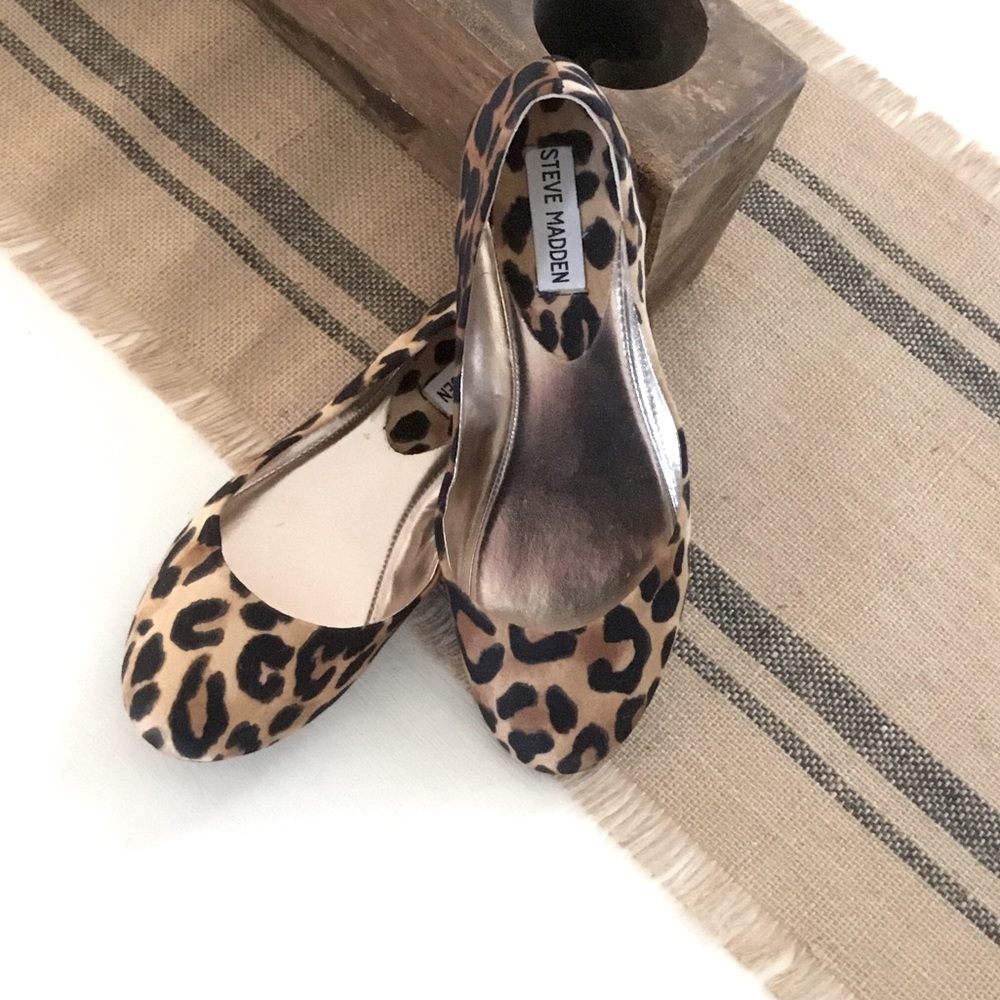 Steve Madden Animal Print Flats